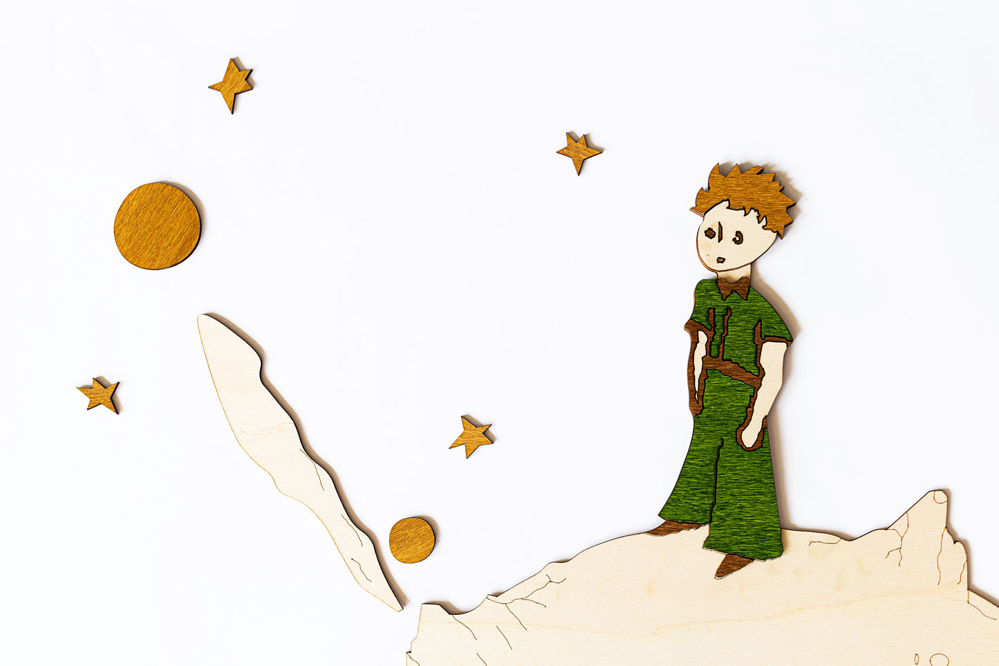 Little prince - Wooden wall decoration